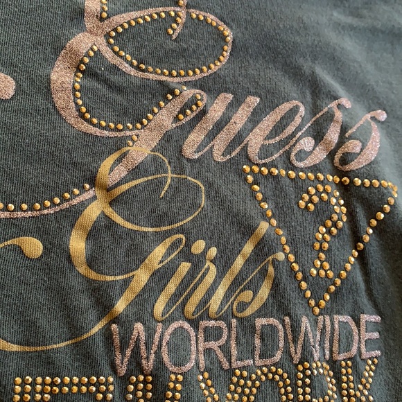 Guess T-Shirt Size Medium 10 12 - Picture 2 of 6
